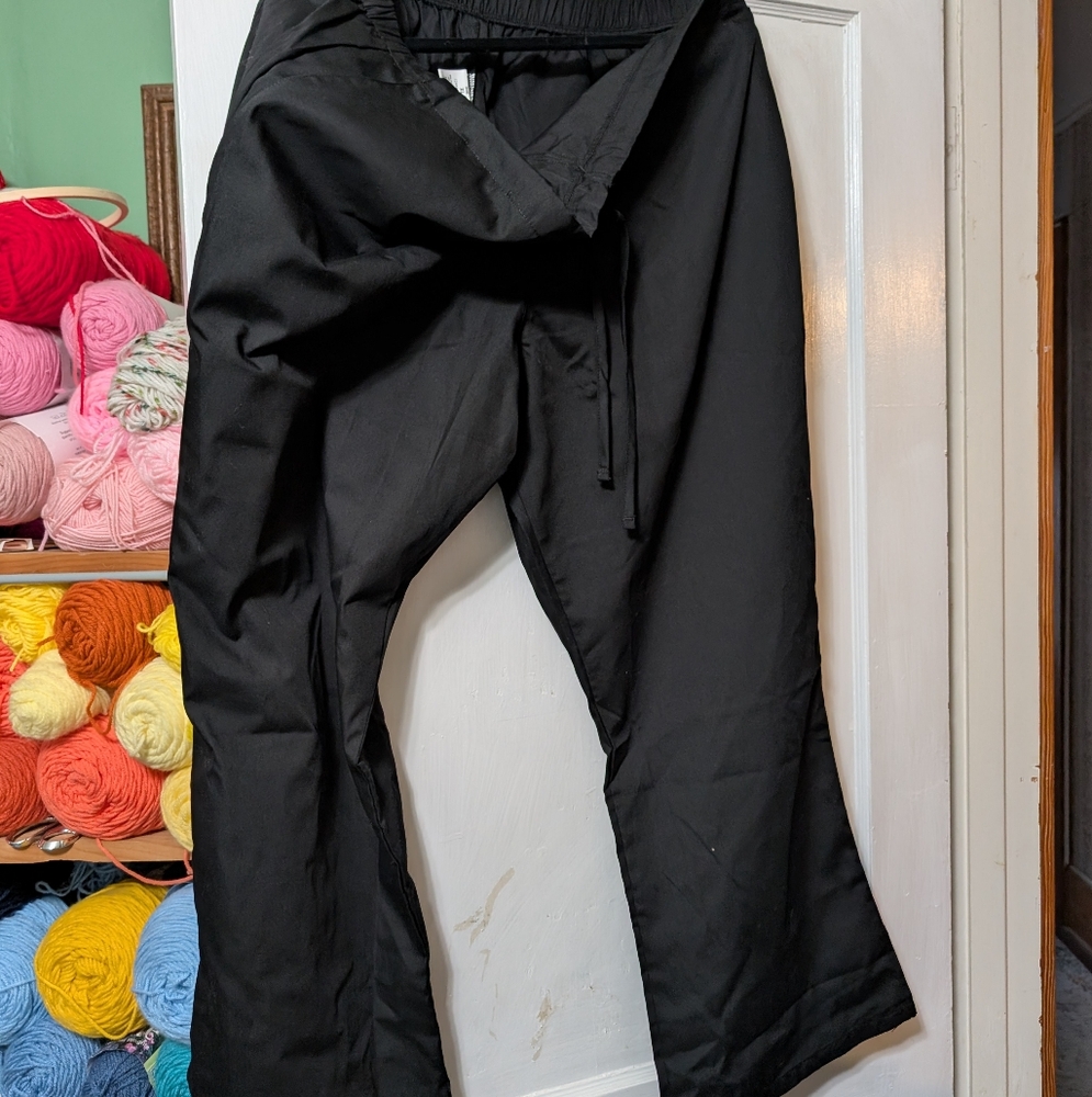 Black Scrub Pants